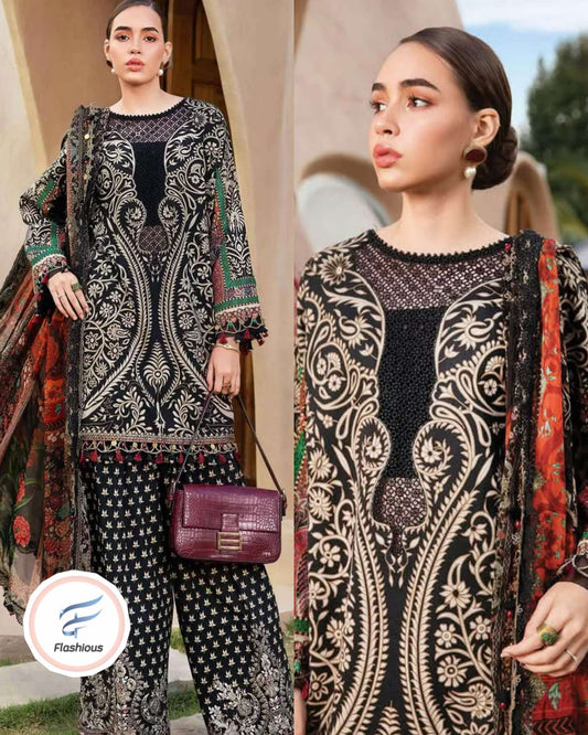 Beautiful Black Print suit