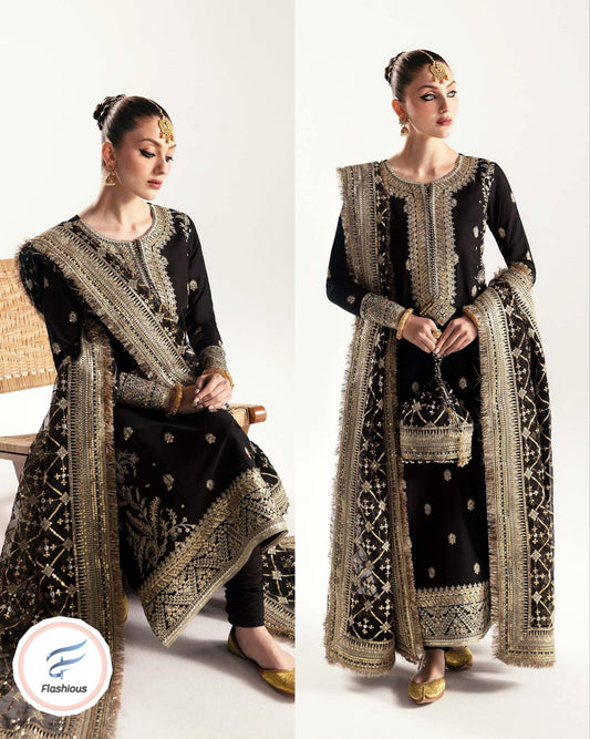 Kanwal Malik Raha black dress