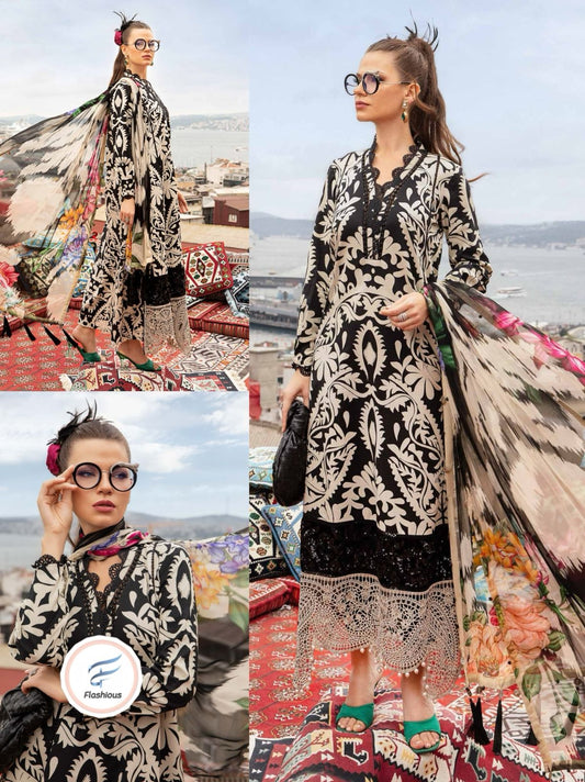 Beautiful Lawn Suit unstitch