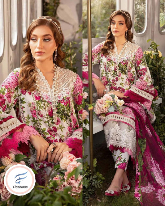 Beautiful Forever HIT Lawn With Chiffon Dupatta suit